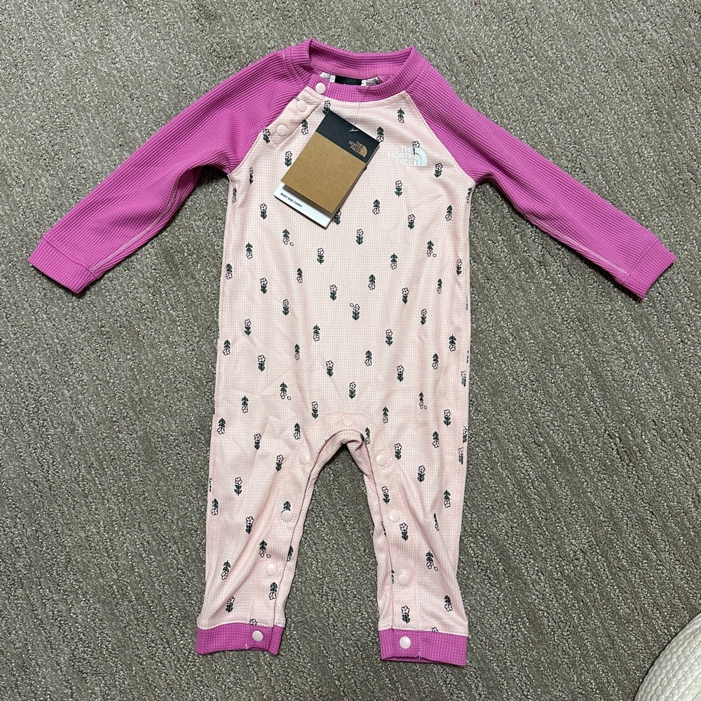 The North Face Baby Waffle One-Piece Floral Print 6-12 months